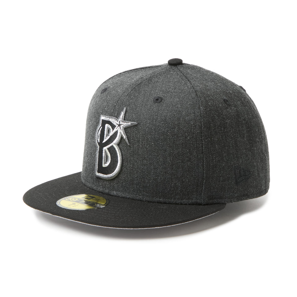 59FIFTY NPB Dark Shadow 横浜DeNAベイスターズ ヘザーブラック/ブラック | NEW ERA ニューエラ公式オンラインストア