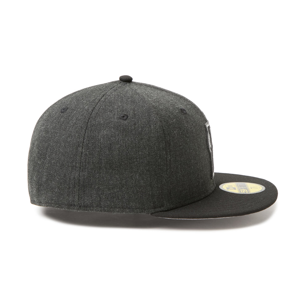 59FIFTY NPB Dark Shadow 横浜DeNAベイスターズ ヘザーブラック/ブラック | NEW ERA ニューエラ公式オンラインストア