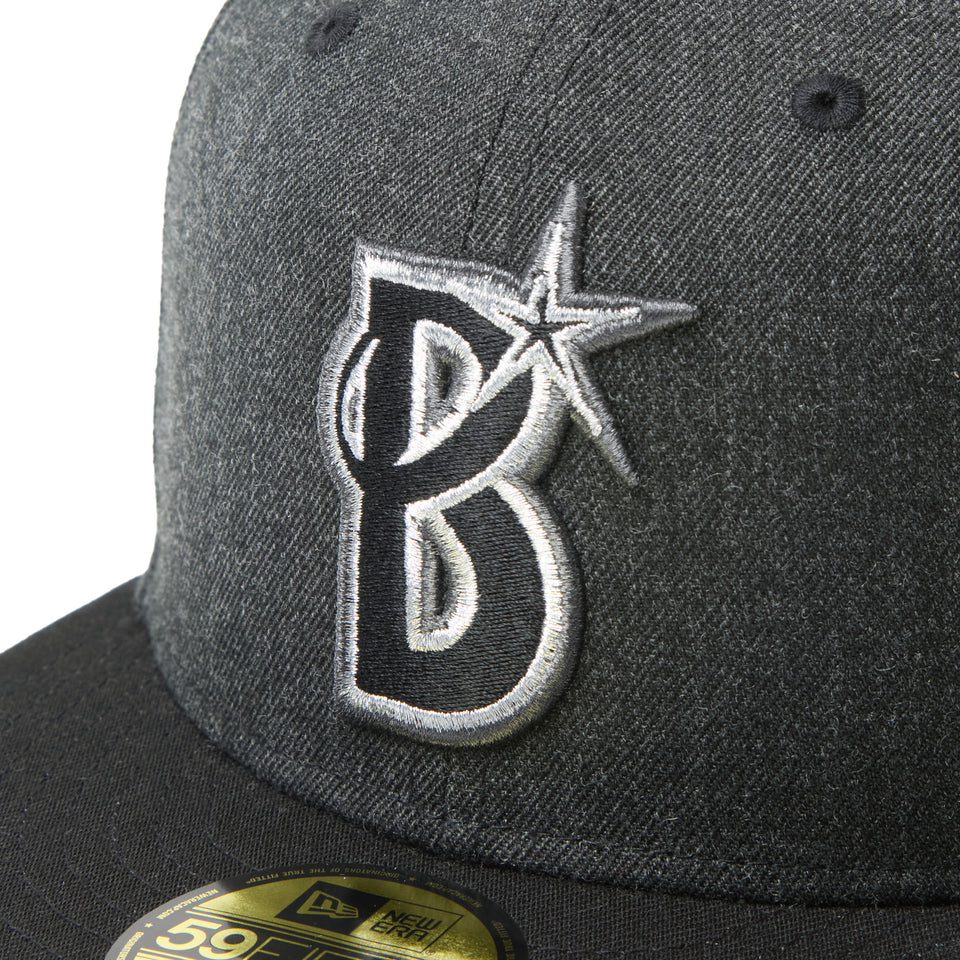 59FIFTY NPB Dark Shadow 横浜DeNAベイスターズ ヘザーブラック/ブラック | NEW ERA ニューエラ公式オンラインストア