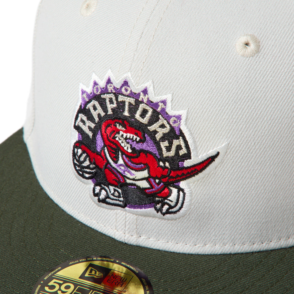 59FIFTY NBA Hardwood Classics トロント・ラプターズ サンディーリネン/ダークシーウィード | NEW ERA ニューエラ公式オンラインストア