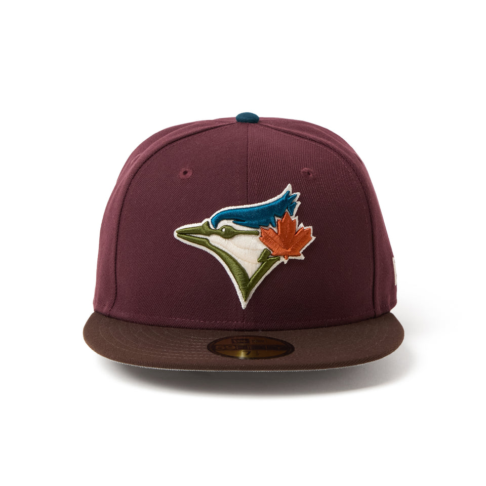59FIFTY MLB Deep Autumn トロント・ブルージェイズ マルーン/バーントウッド/キャデットブルー | NEW ERA ニューエラ公式オンラインストア