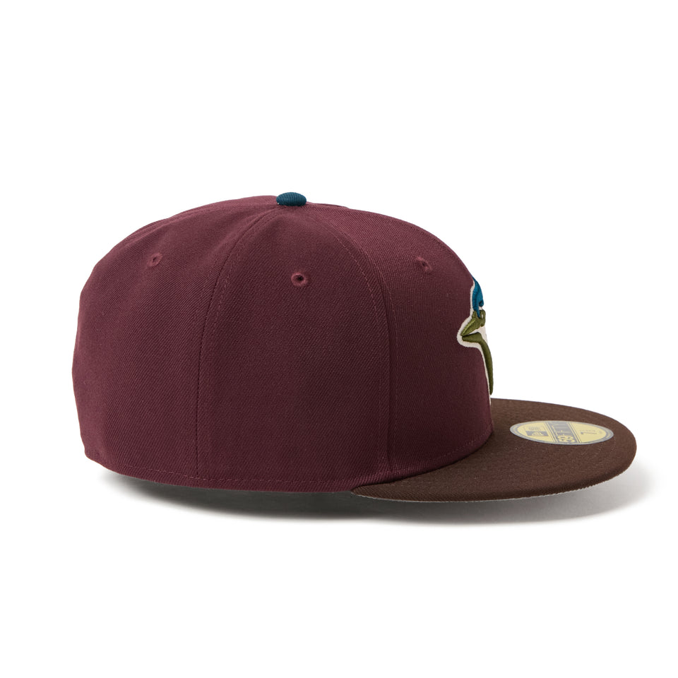 59FIFTY MLB Deep Autumn トロント・ブルージェイズ マルーン/バーントウッド/キャデットブルー | NEW ERA ニューエラ公式オンラインストア