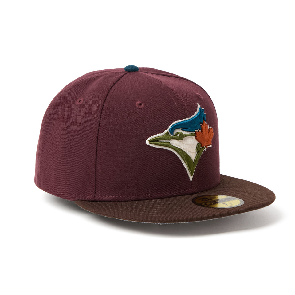 59FIFTY MLB Deep Autumn トロント・ブルージェイズ マルーン/バーントウッド/キャデットブルー | NEW ERA ニューエラ公式オンラインストア