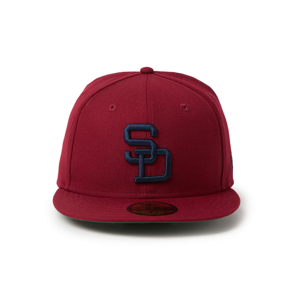 59FIFTY Cooperstown ウール サンディエゴ・パドレス カーディナル | NEW ERA ニューエラ公式オンラインストア