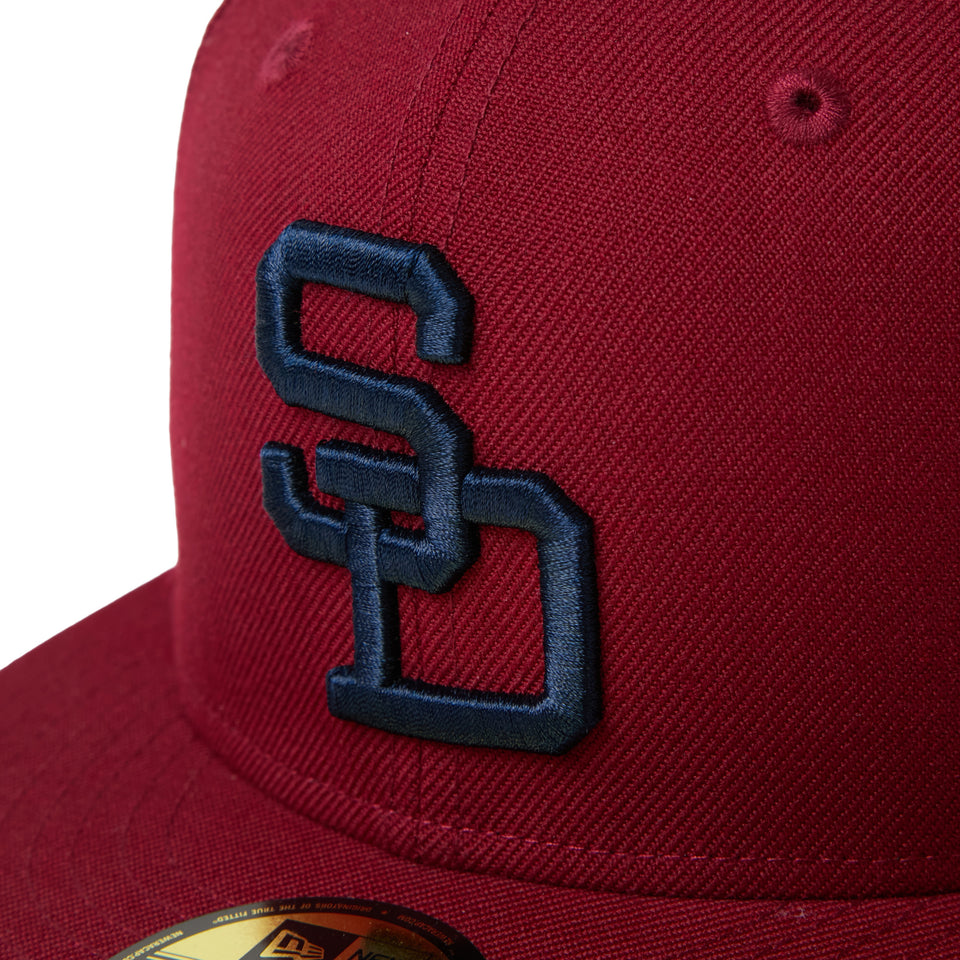 59FIFTY Cooperstown ウール サンディエゴ・パドレス カーディナル | NEW ERA ニューエラ公式オンラインストア