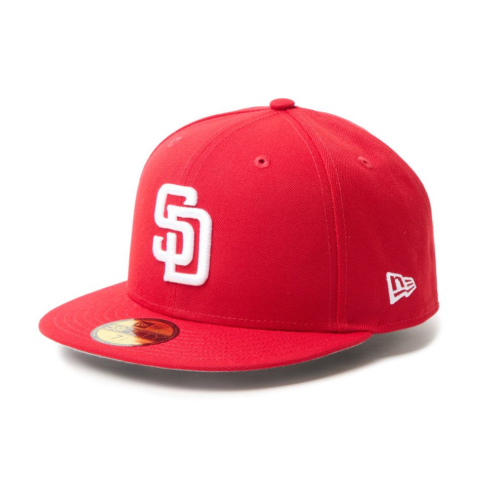 59FIFTY MLB Scarlet サンディエゴ・パドレス スカーレット | NEW ERA ニューエラ公式オンラインストア