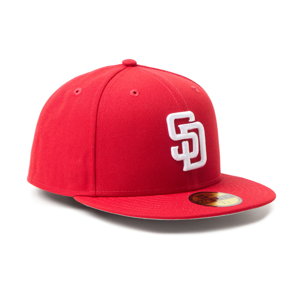 59FIFTY MLB Scarlet サンディエゴ・パドレス スカーレット | NEW ERA ニューエラ公式オンラインストア
