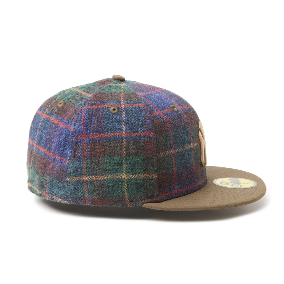 59FIFTY MLB Plaid ニューヨーク・ヤンキース グリーン/モス | NEW ERA ニューエラ公式オンラインストア