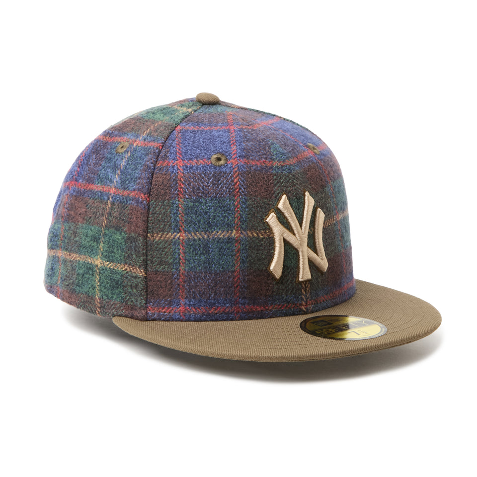 59FIFTY MLB Plaid ニューヨーク・ヤンキース グリーン/モス | NEW ERA ニューエラ公式オンラインストア