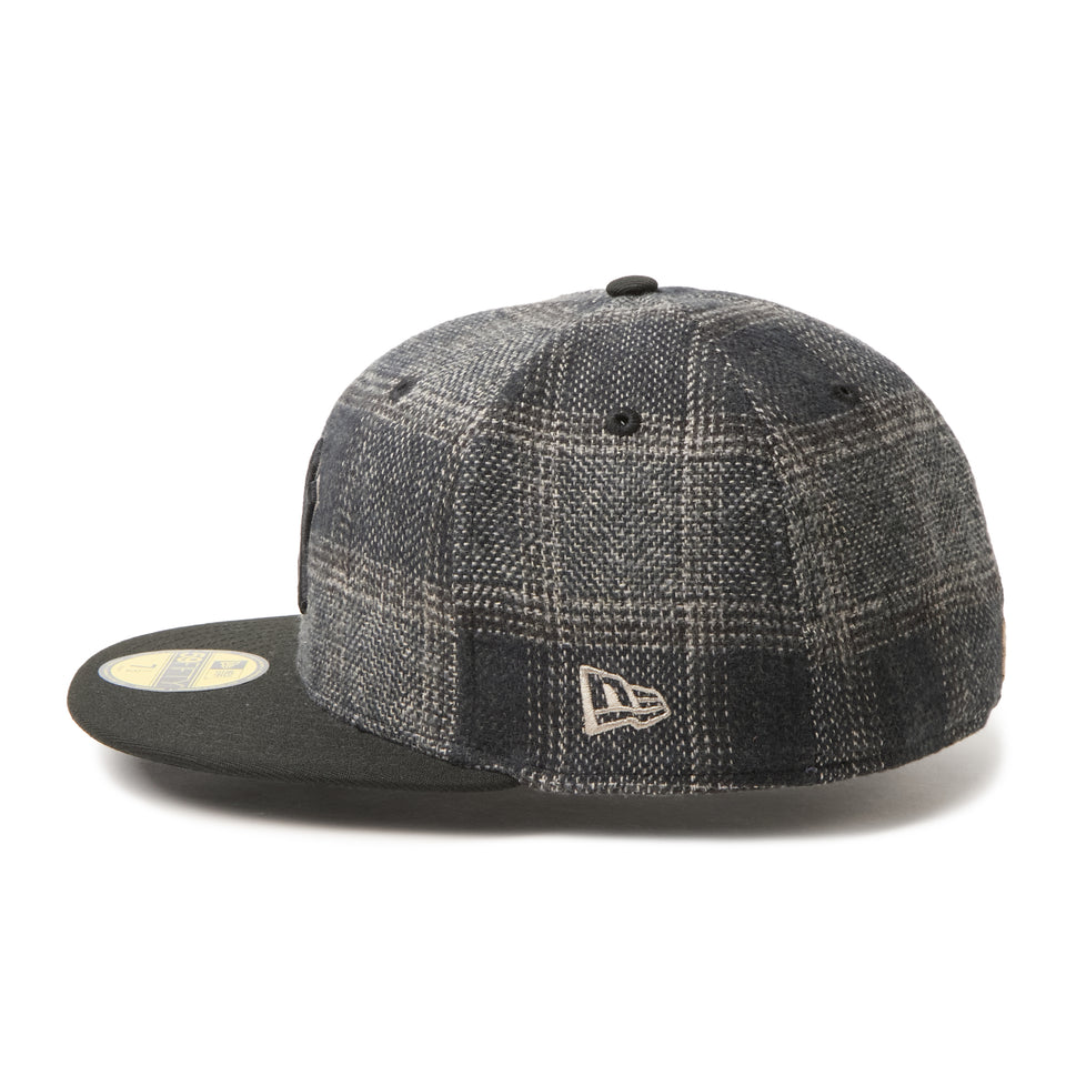 59FIFTY MLB Plaid ニューヨーク・ヤンキース ブラック/ブラック | NEW ERA ニューエラ公式オンラインストア