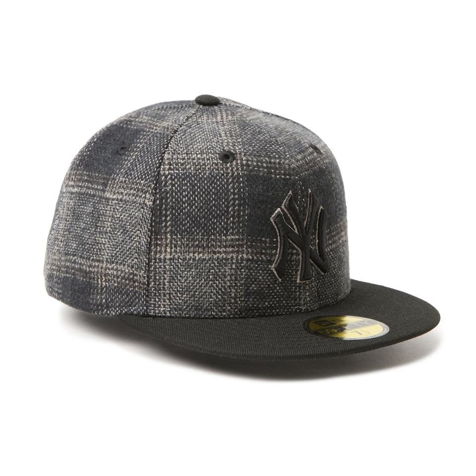 59FIFTY MLB Plaid ニューヨーク・ヤンキース ブラック/ブラック | NEW ERA ニューエラ公式オンラインストア