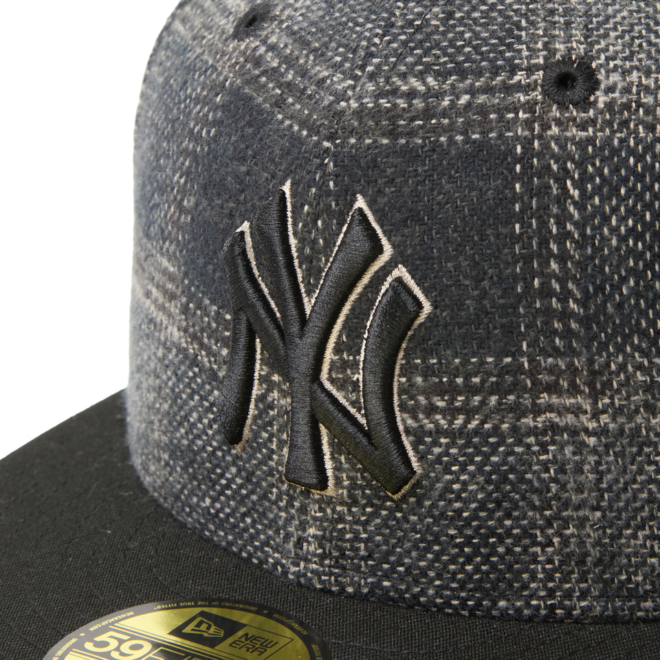 59FIFTY MLB Plaid ニューヨーク・ヤンキース ブラック/ブラック | NEW ERA ニューエラ公式オンラインストア