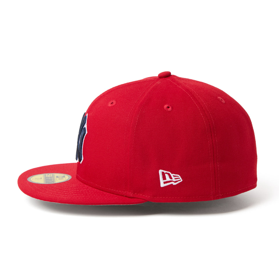 59FIFTY MLB Scarlet ニューヨーク・ヤンキース  | NEW ERA ニューエラ公式オンラインストア