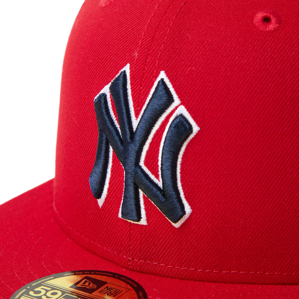 59FIFTY MLB Scarlet ニューヨーク・ヤンキース  | NEW ERA ニューエラ公式オンラインストア