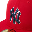 59FIFTY MLB Scarlet ニューヨーク・ヤンキース  | NEW ERA ニューエラ公式オンラインストア