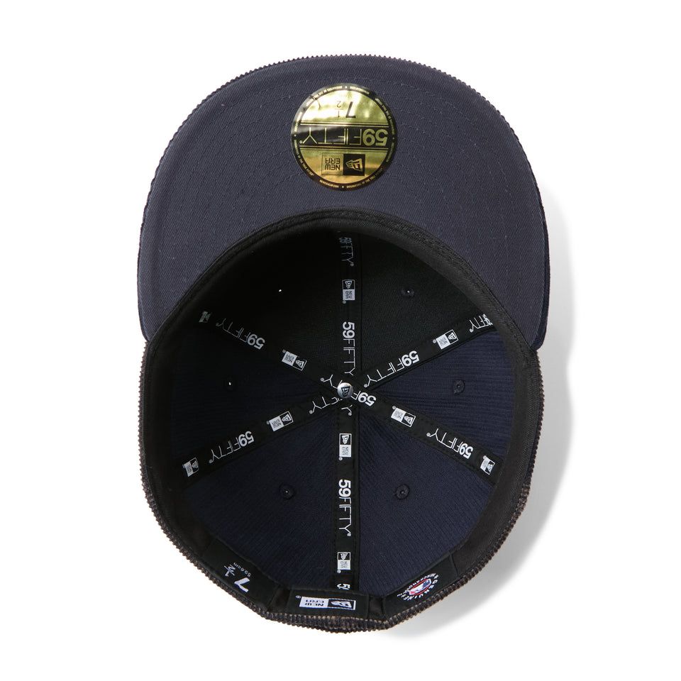 59FIFTY Faded Corduroy ニューヨーク・ヤンキース ネイビー | NEW ERA ニューエラ公式オンラインストア
