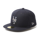 59FIFTY MLB Metallic Pewter ニューヨーク・メッツ ネイビー | NEW ERA ニューエラ公式オンラインストア