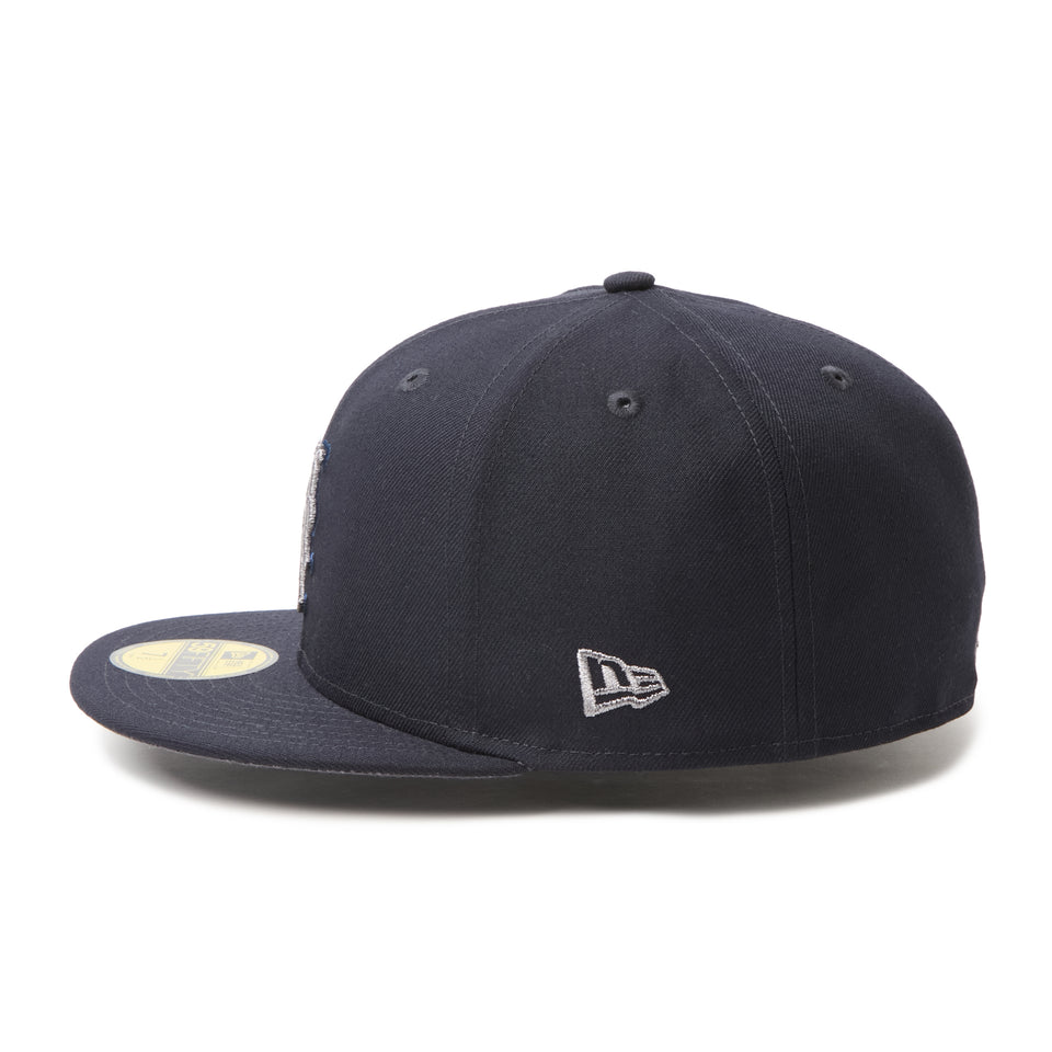 59FIFTY MLB Metallic Pewter ニューヨーク・メッツ ネイビー | NEW ERA ニューエラ公式オンラインストア