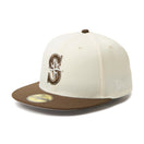 59FIFTY MLB 2-Tone シアトル・マリナーズ クロームホワイト/ウォルナット | NEW ERA ニューエラ公式オンラインストア