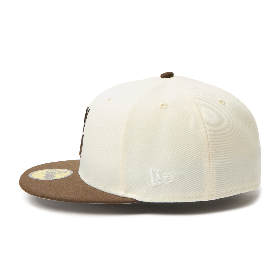 59FIFTY MLB 2-Tone シアトル・マリナーズ クロームホワイト/ウォルナット | NEW ERA ニューエラ公式オンラインストア
