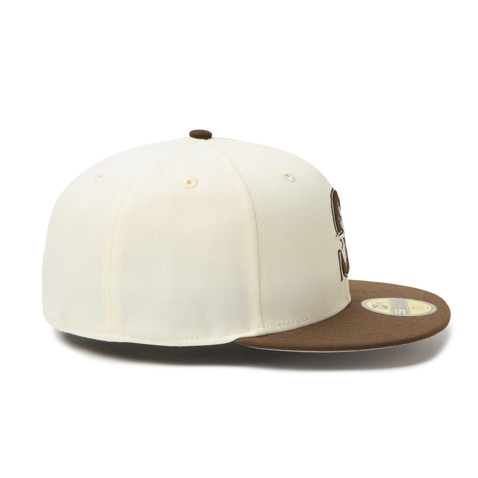 59FIFTY MLB 2-Tone シアトル・マリナーズ クロームホワイト/ウォルナット | NEW ERA ニューエラ公式オンラインストア