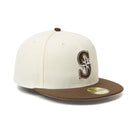 59FIFTY MLB 2-Tone シアトル・マリナーズ クロームホワイト/ウォルナット | NEW ERA ニューエラ公式オンラインストア
