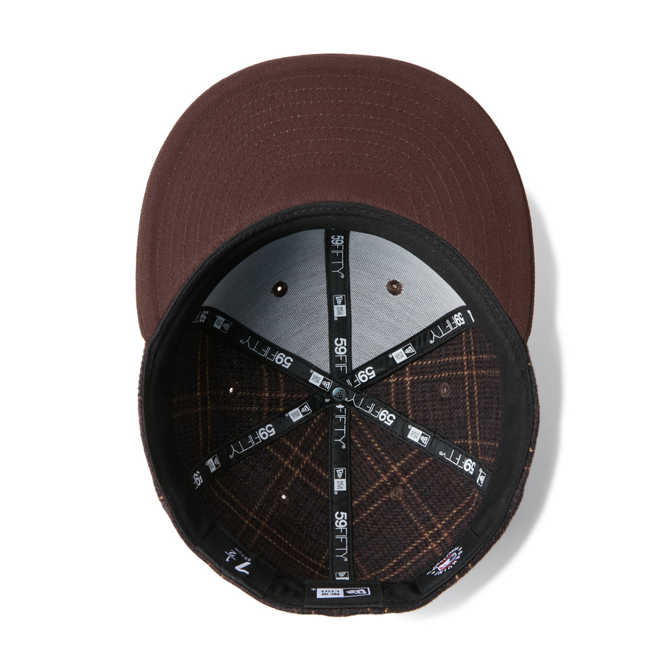 59FIFTY MLB Plaid ロサンゼルス・ドジャース ブラウン/ブラウン | NEW ERA ニューエラ公式オンラインストア