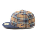 59FIFTY MLB Plaid ロサンゼルス・ドジャース ベージュ/ネイビー | NEW ERA ニューエラ公式オンラインストア