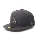59FIFTY MLB Metallic Pewter ロサンゼルス・ドジャース グラファイト | NEW ERA ニューエラ公式オンラインストア