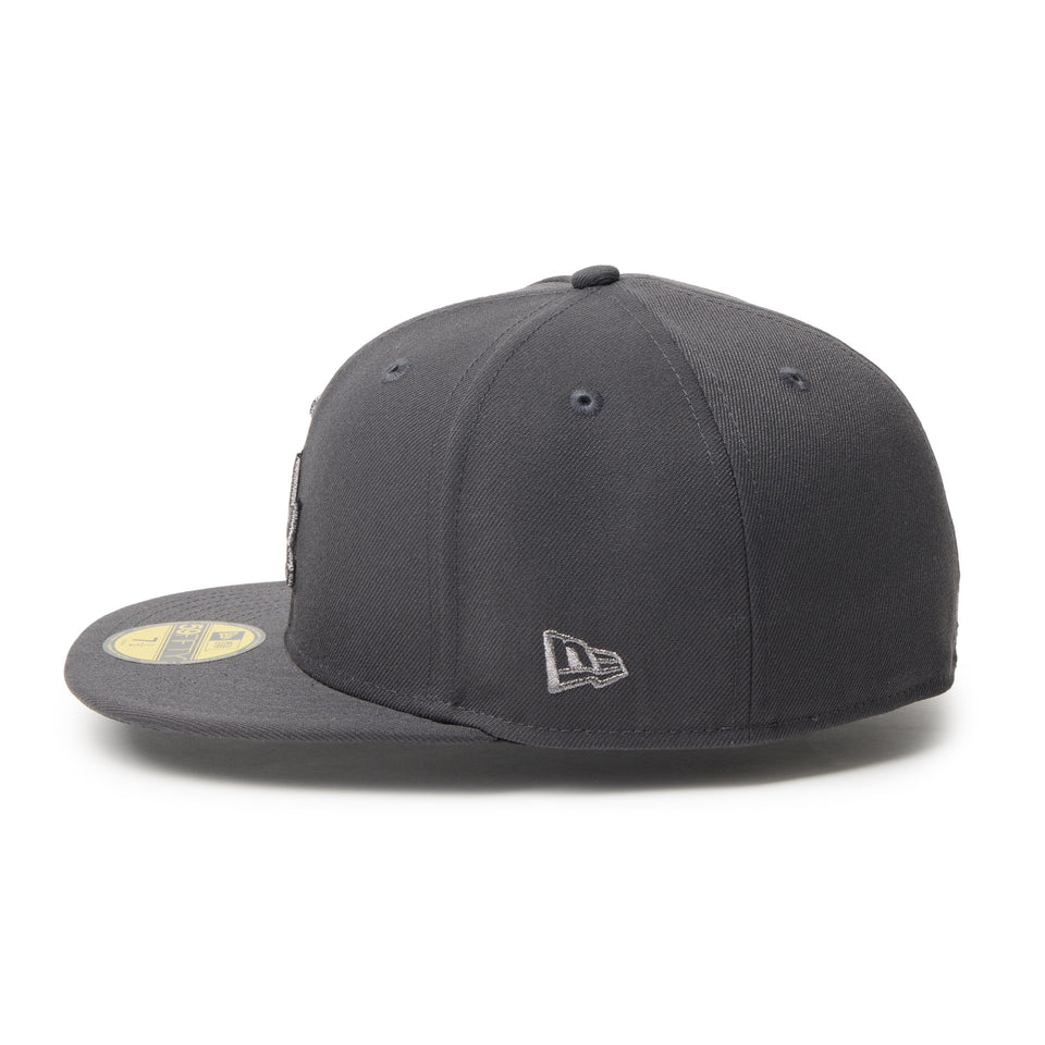 59FIFTY MLB Metallic Pewter ロサンゼルス・ドジャース グラファイト | NEW ERA ニューエラ公式オンラインストア