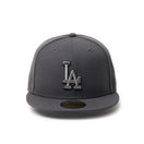 59FIFTY MLB Metallic Pewter ロサンゼルス・ドジャース グラファイト | NEW ERA ニューエラ公式オンラインストア