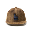 59FIFTY Faded Corduroy ロサンゼルス・ドジャース ウォルナット | NEW ERA ニューエラ公式オンラインストア