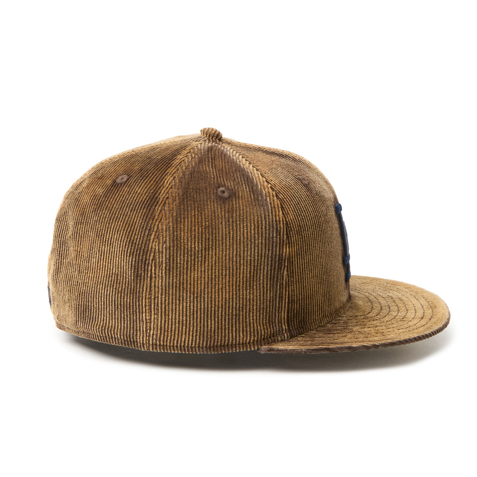 59FIFTY Faded Corduroy ロサンゼルス・ドジャース ウォルナット | NEW ERA ニューエラ公式オンラインストア