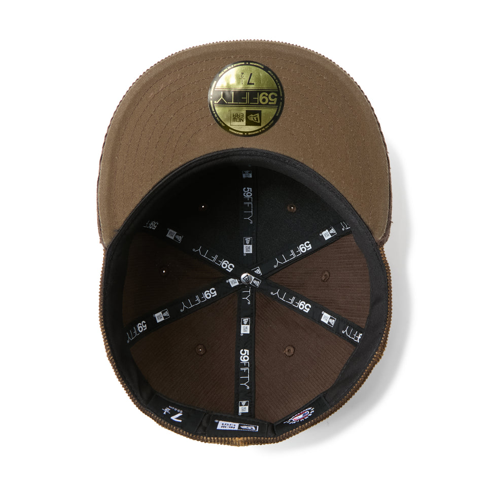 59FIFTY Faded Corduroy ロサンゼルス・ドジャース ウォルナット | NEW ERA ニューエラ公式オンラインストア
