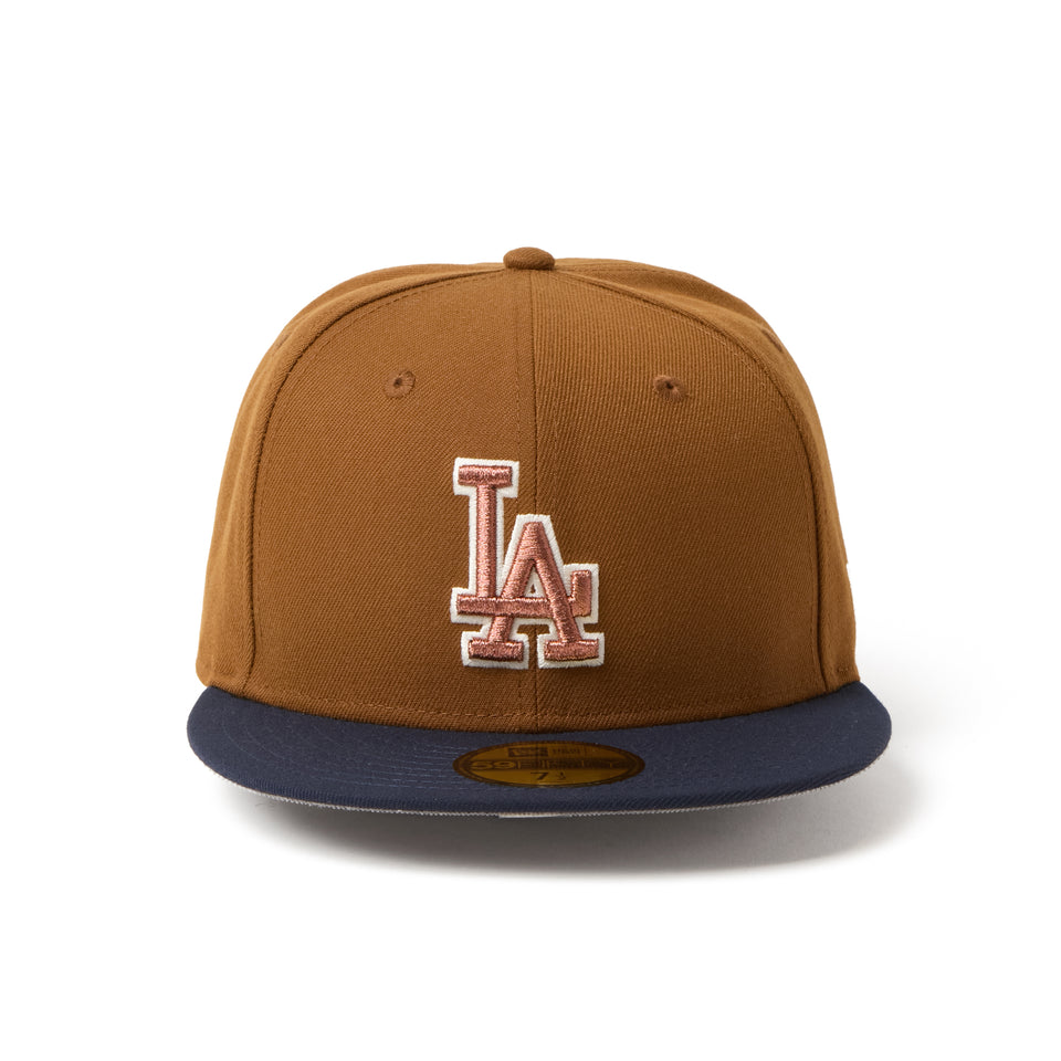 59FIFTY MLB Deep Autumn ロサンゼルス・ドジャース トーステッドピーナッツ/ネイビー | NEW ERA ニューエラ公式オンラインストア