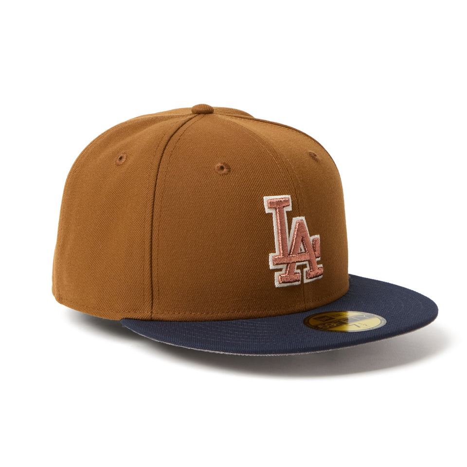59FIFTY MLB Deep Autumn ロサンゼルス・ドジャース トーステッドピーナッツ/ネイビー | NEW ERA ニューエラ公式オンラインストア