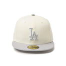 59FIFTY MLB 2-Tone ロサンゼルス・ドジャース クロームホワイト/グレー | NEW ERA ニューエラ公式オンラインストア