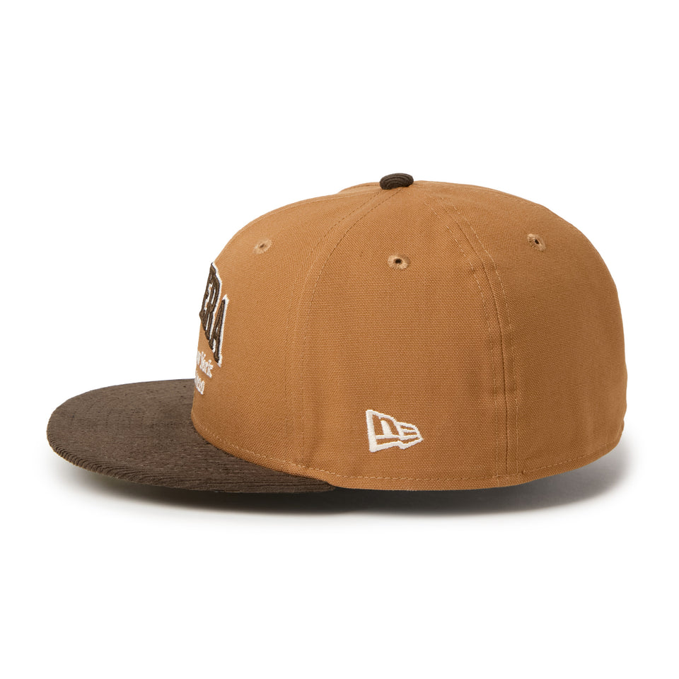 59FIFTY Duck Canvas カレッジロゴ ライトブロンズ/ウォルナット | NEW ERA ニューエラ公式オンラインストア