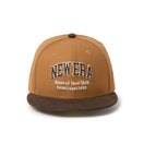 59FIFTY Duck Canvas カレッジロゴ ライトブロンズ/ウォルナット | NEW ERA ニューエラ公式オンラインストア