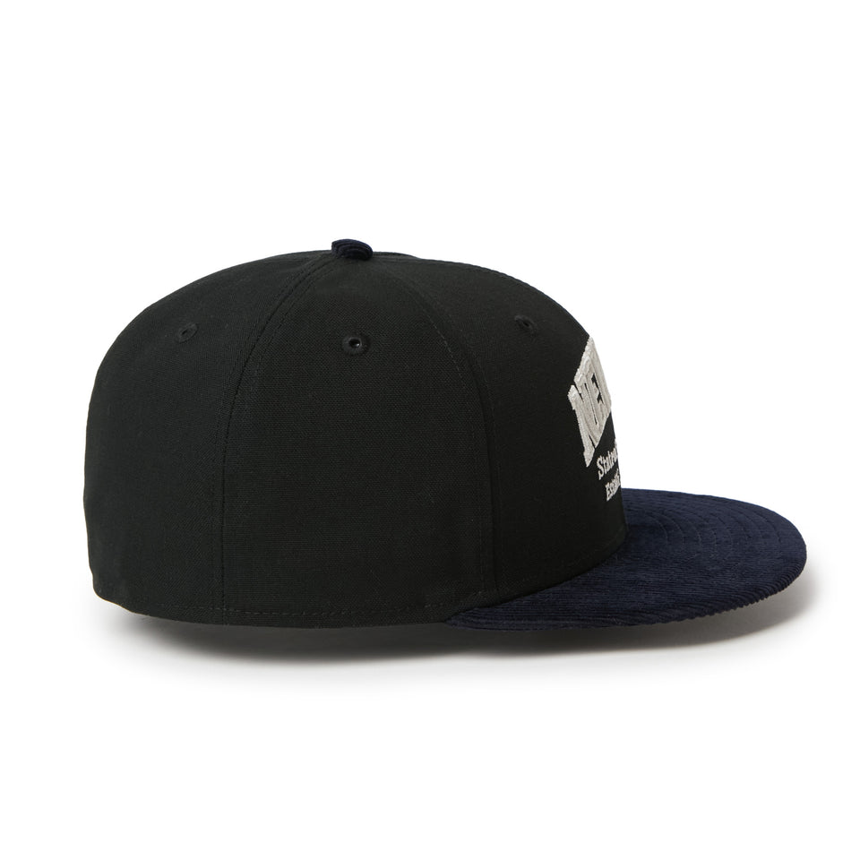 59FIFTY Duck Canvas カレッジロゴ ブラック/ネイビー | NEW ERA ニューエラ公式オンラインストア