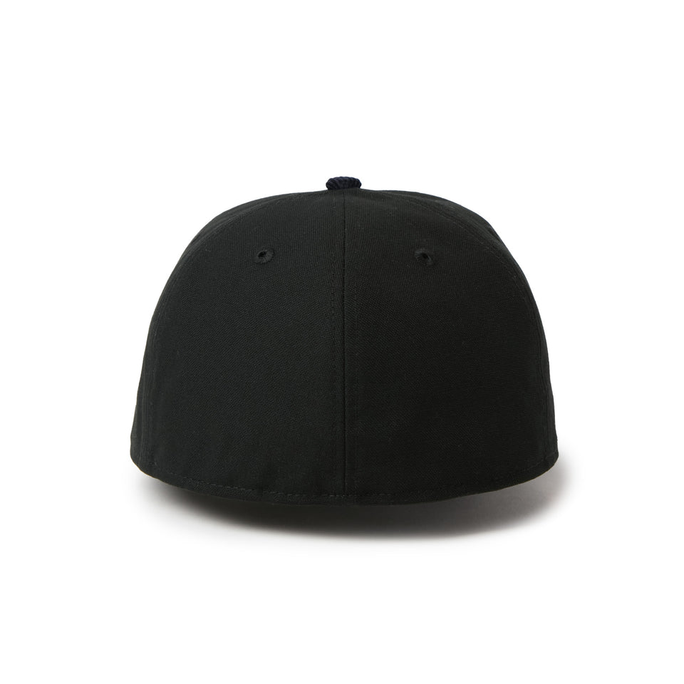 59FIFTY Duck Canvas カレッジロゴ ブラック/ネイビー | NEW ERA ニューエラ公式オンラインストア
