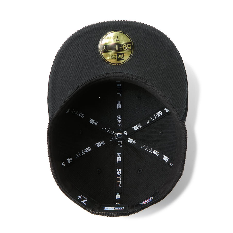 59FIFTY Faded Corduroy シカゴ・ホワイトソックス ブラック | NEW ERA ニューエラ公式オンラインストア