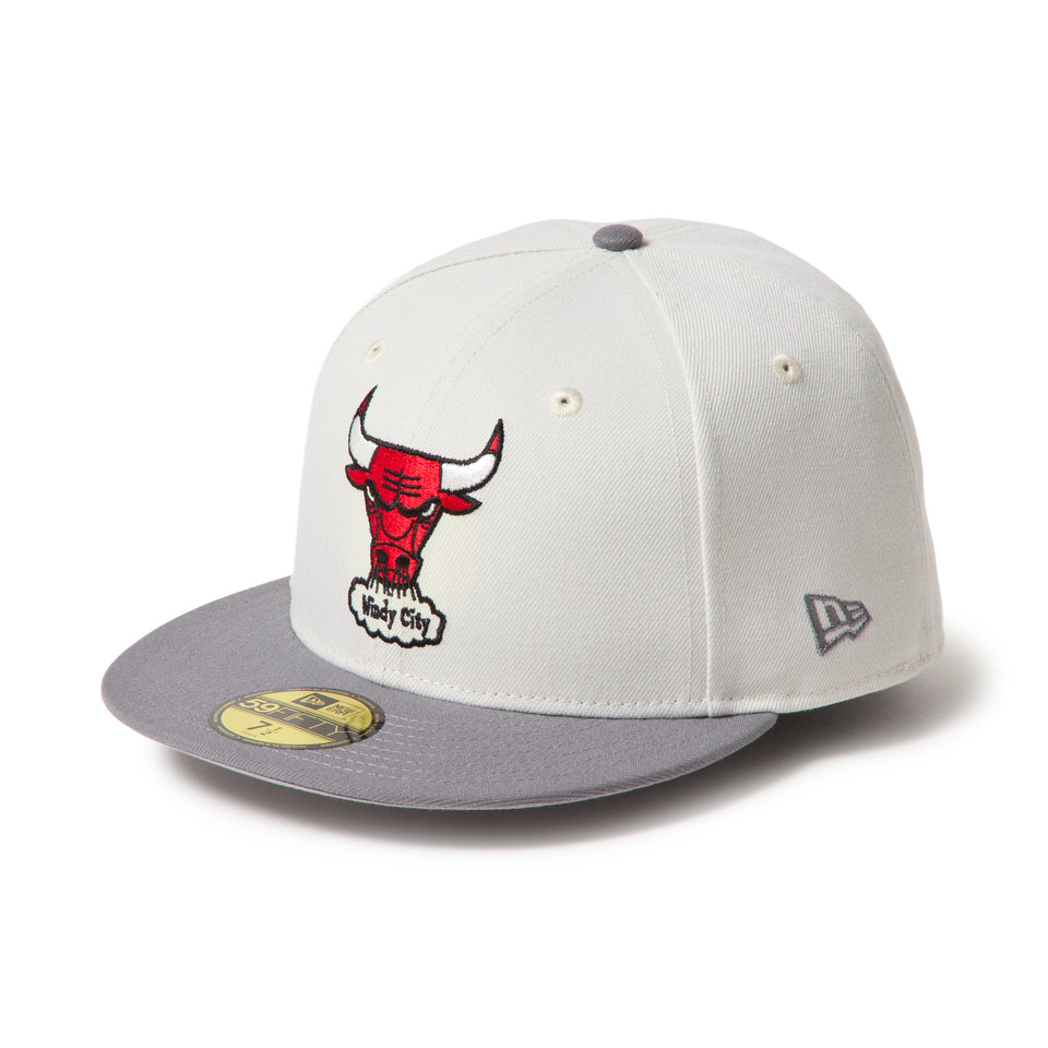 59FIFTY NBA Hardwood Classics シカゴ・ブルズ サンディーリネン/ストームグレー | NEW ERA ニューエラ公式オンラインストア