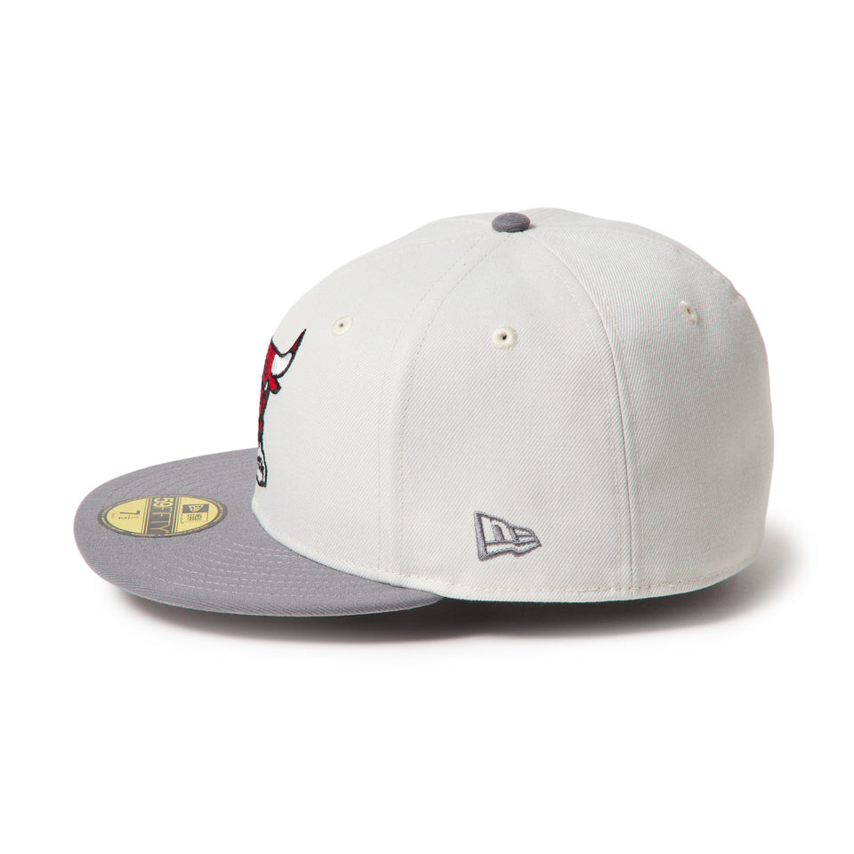 59FIFTY NBA Hardwood Classics シカゴ・ブルズ サンディーリネン/ストームグレー | NEW ERA ニューエラ公式オンラインストア