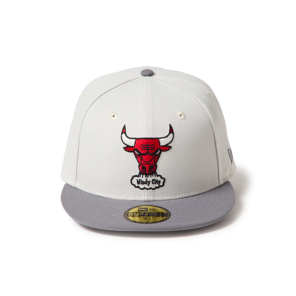 59FIFTY NBA Hardwood Classics シカゴ・ブルズ サンディーリネン/ストームグレー | NEW ERA ニューエラ公式オンラインストア