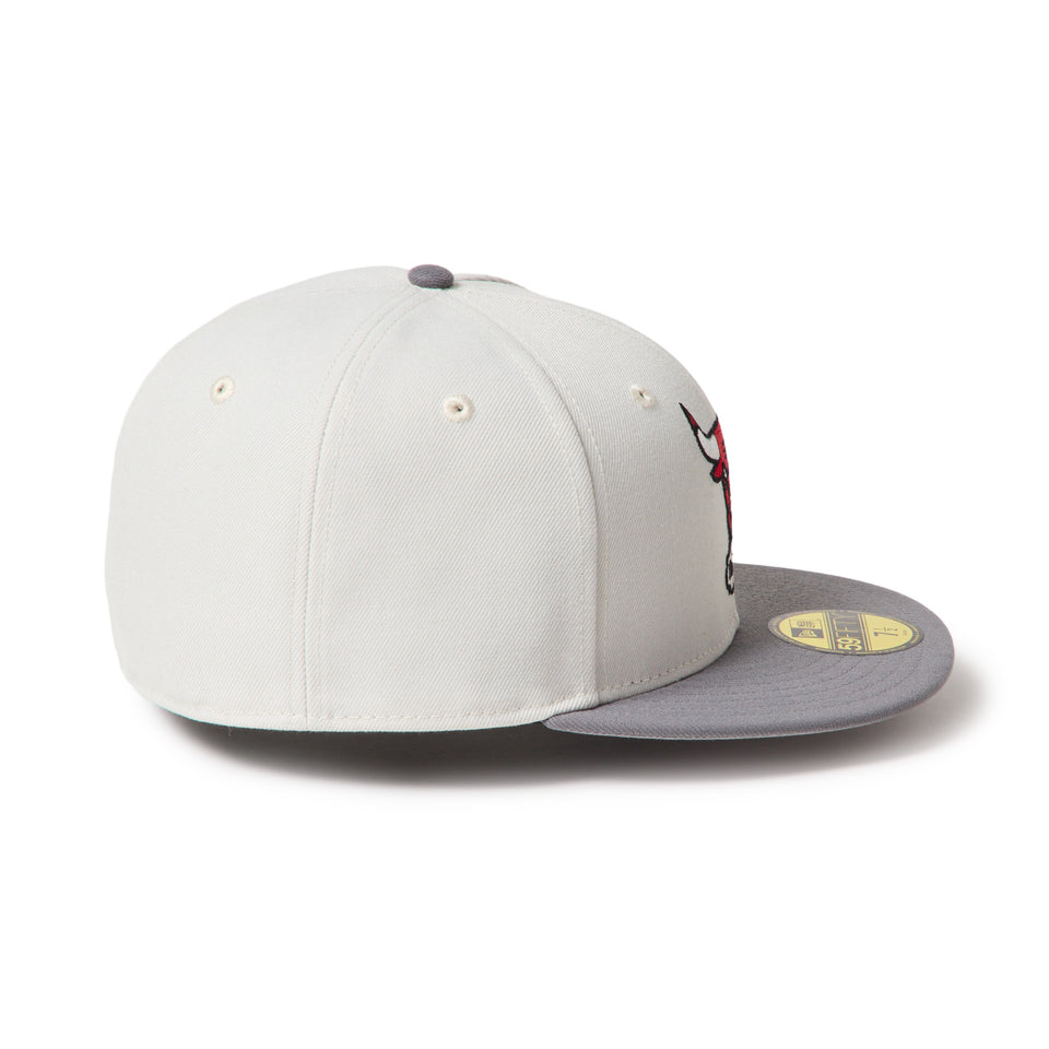 59FIFTY NBA Hardwood Classics シカゴ・ブルズ サンディーリネン/ストームグレー | NEW ERA ニューエラ公式オンラインストア