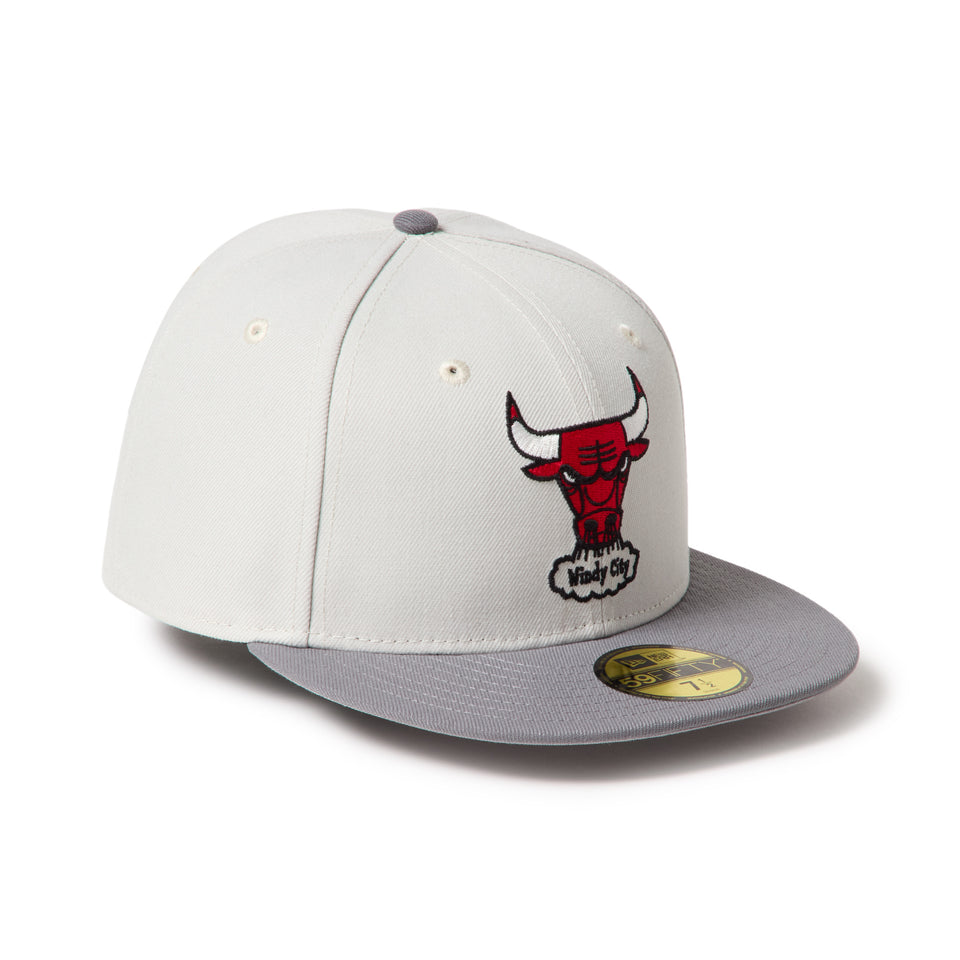 59FIFTY NBA Hardwood Classics シカゴ・ブルズ サンディーリネン/ストームグレー | NEW ERA ニューエラ公式オンラインストア