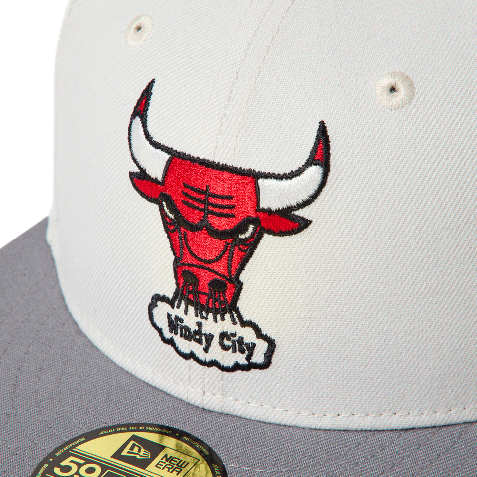 59FIFTY NBA Hardwood Classics シカゴ・ブルズ サンディーリネン/ストームグレー | NEW ERA ニューエラ公式オンラインストア