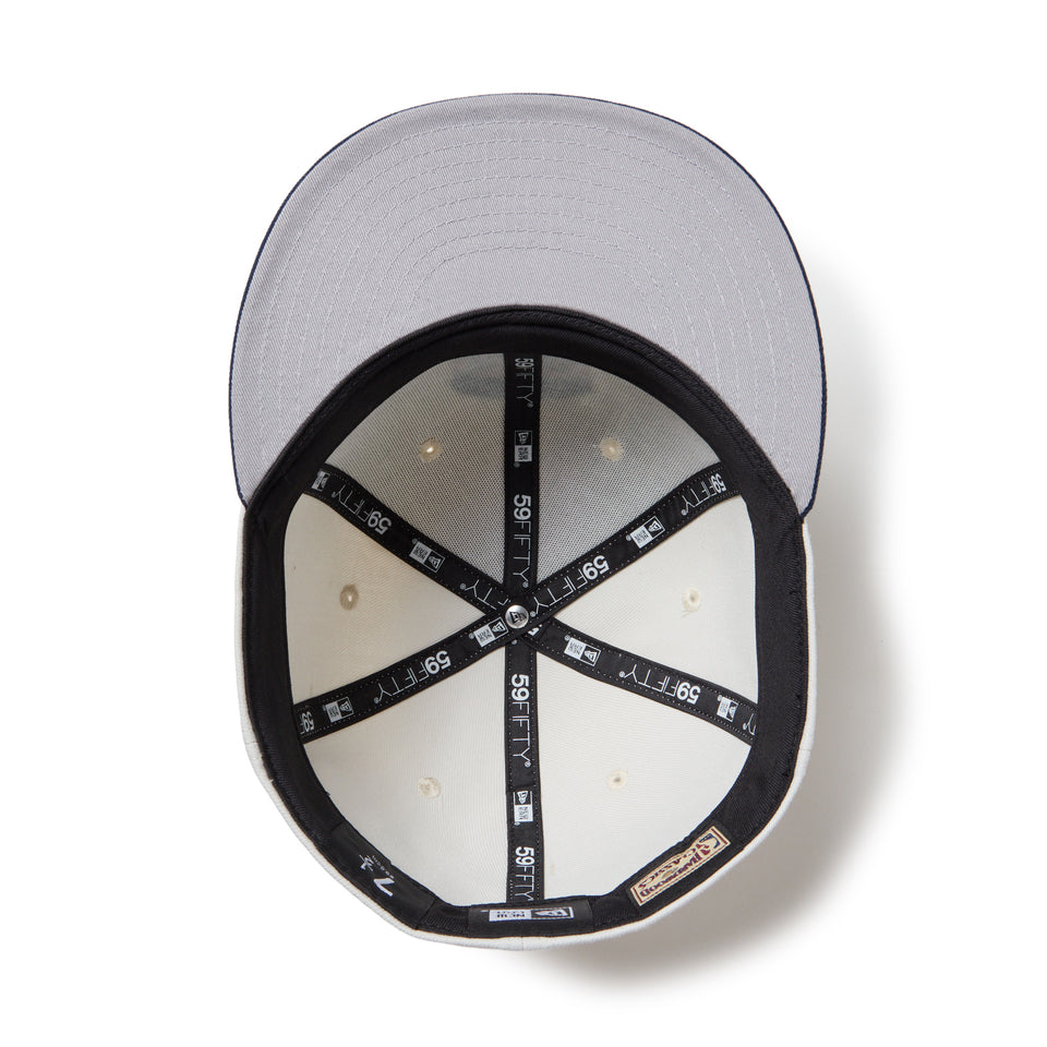 59FIFTY NBA Hardwood Classics シャーロット・ホーネッツ サンディーリネン/オーシャンサイドブルー | NEW ERA ニューエラ公式オンラインストア