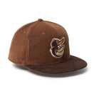 59FIFTY Corduroy コーデュロイ ボルティモア・オリオールズ ブラウン ダークブラウン | NEW ERA ニューエラ公式オンラインストア